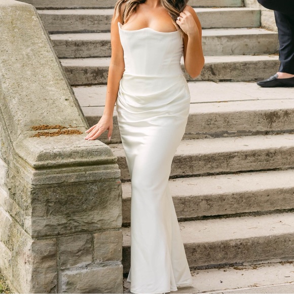 House of CB white Persephone dress - Picture 2 of 2